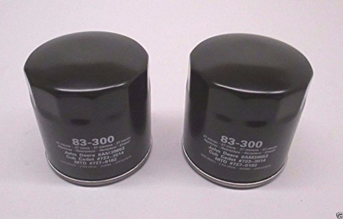 2 Pack Oregon 83-300 Trans Oil Filter for 31928 723-3014 39306 AM39653 122-0185