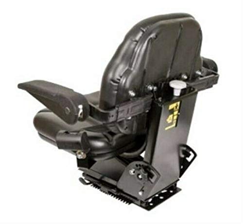 A & I Products Big Boy Seat; w/ Armrests, BLK Replacement for Case-IH Part Number BBS108BL