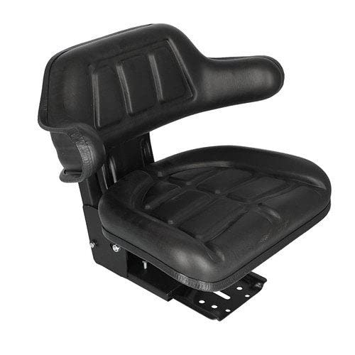 Seat Assembly - Grammer Style Vinyl Black fits Massey Ferguson 165 135 50 50 fits John Deere 2030 2040 fits Ford 2600 4000 4600 3000 6610 7610 2000 3600 4110 fits FIAT fits Kubota fits Massey Harris