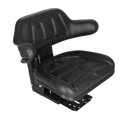 Seat Assembly - Grammer Style Vinyl Black fits Massey Ferguson 165 135 50 50 fits John Deere 2030 2040 fits Ford 2600 4000 4600 3000 6610 7610 2000 3600 4110 fits FIAT fits Kubota fits Massey Harris