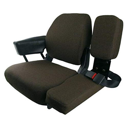 Side Kick Buddy Seat Fabric Dark Kayak Brown Fits John Deere 4230 9400 7700