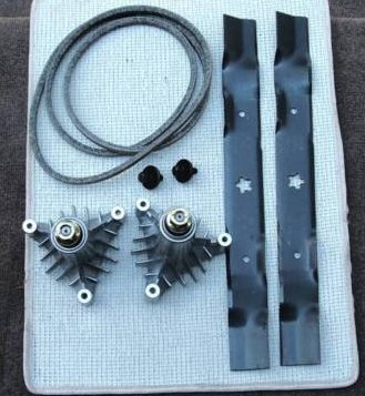 CRAFTSMAN 42" LAWN TRACTOR 134149 MULCH BLADES 130794 MANDRELS & BELT