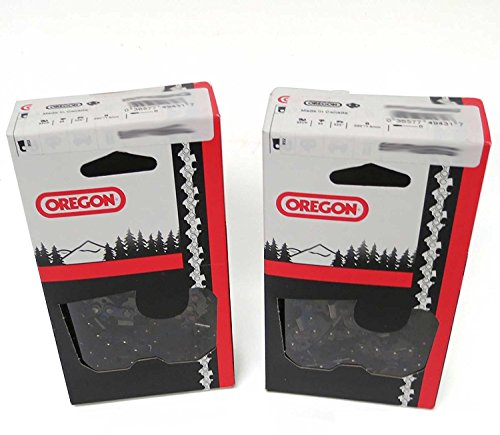 2 Pack, OREGON 72LPX072G 72 Drive Link Super 70 Chisel Chain, 3/8-Inch