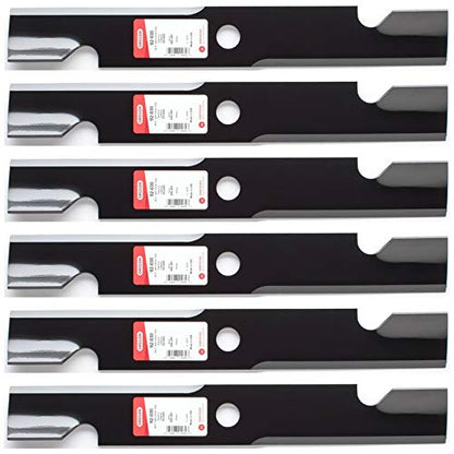 6PK Oregon 92-030 Blade for Exmark 52" Radius E-Series RAE708GEM52300