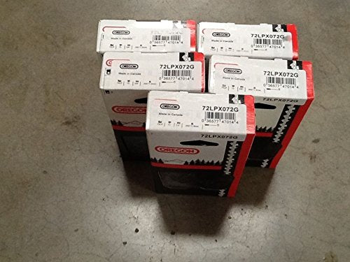 72LPX072G 5 Pack Oregon Saw Chain 3/8 Pitch .050 Gauge 20"