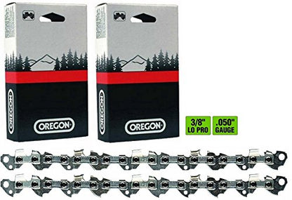 Oregon 2 Pack, 91PX055G 55 Drive Link Chamfer Chisel Xtra Guard Chainsaw Chain Loop 3/8” Pitch x .050” Gauge - Compatible with: Stihl 63PM3 55 for 16" Bar