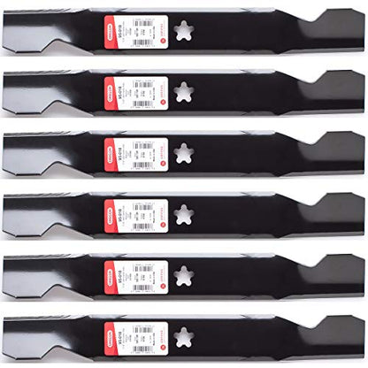 6PK Oregon 95-018 Replacement Blades for 50" Husqvarna 137380, 156468, 532137380