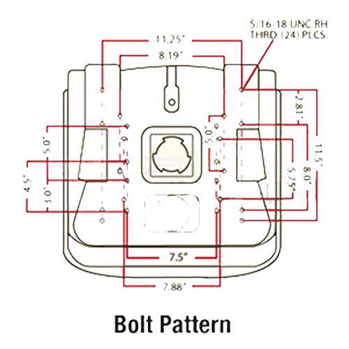 A&I Products Seat, YLW Parts. Replacement for John Deere Part Number LVA10029