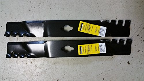 B1PD1043D Set of 2 Heavy Duty Lawn Mower Mulching Predator Blades to Fit John Deere 36" M122455 M12245 M122467