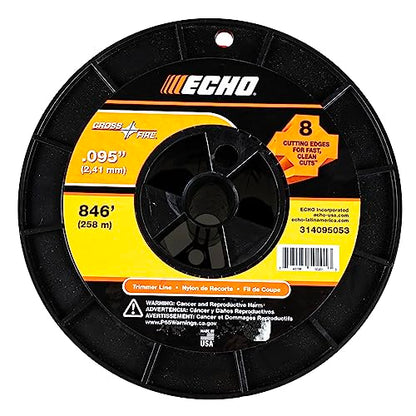 Echo String Trimmers Cross Fire Line - .095 Gauge, 3 Pounds