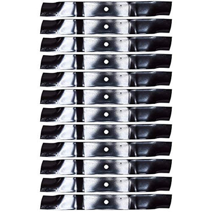 Replaces 12PK Oregon 93-011 High Lift Blades Compatible with Husqvarna 61" ZTH6123 ZTH6125 ZTH6126 ZTH6127