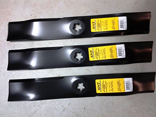 DMEP1040D Set of 3 Heavy Duty Lawn Mower Blades to Fit Husqvarna 48" 532173921 53-217-39-21