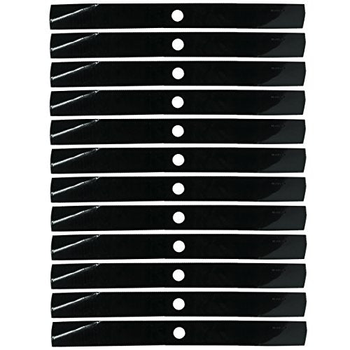 12PK Oregon Blades 91-493 Replacement for Kubota 76553-34330, 70000-25002 B2150D, F2560, F3060