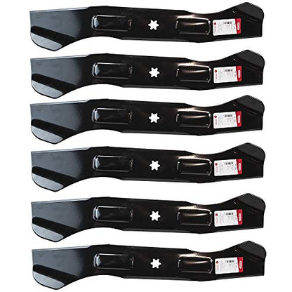 Oregon Set of 6 Blades OEM Number 98-096 Fits Cub Cadet 46 Inch Deck 742-04244 942-04290