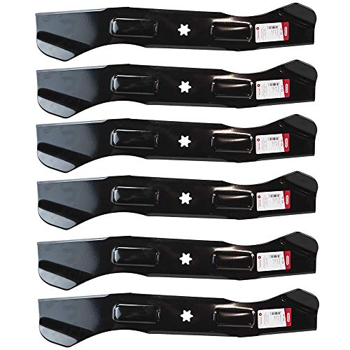 Oregon Set of 6 Blades OEM Number 98-096 Fits Cub Cadet 46 Inch Deck 742-04244 942-04290