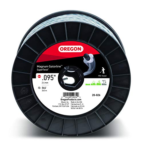 Oregon 20-026 Super-Twist Magnum Gatorline String Trimmer Line .095-Inch Diameter 3-Pound Spool