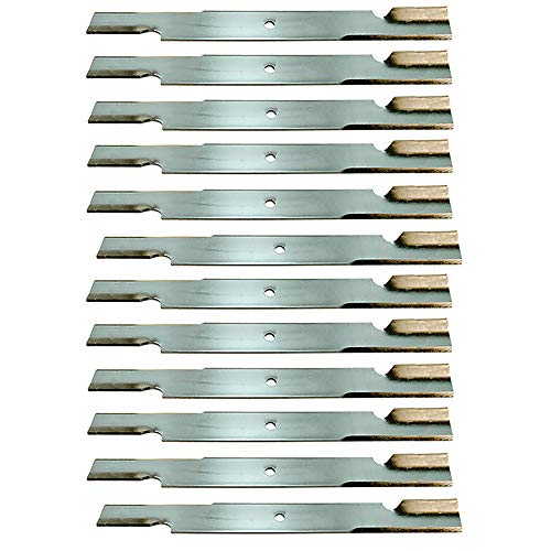 Set of 12 New Mower Blade Fits SCAG, Scag, Universal Products 61" Deck, Cheetah, Turf Tiger Models Interchangeable with 038-6080-00, 340-882, 482879, 482881, B1SC3802, B1SC3802-A