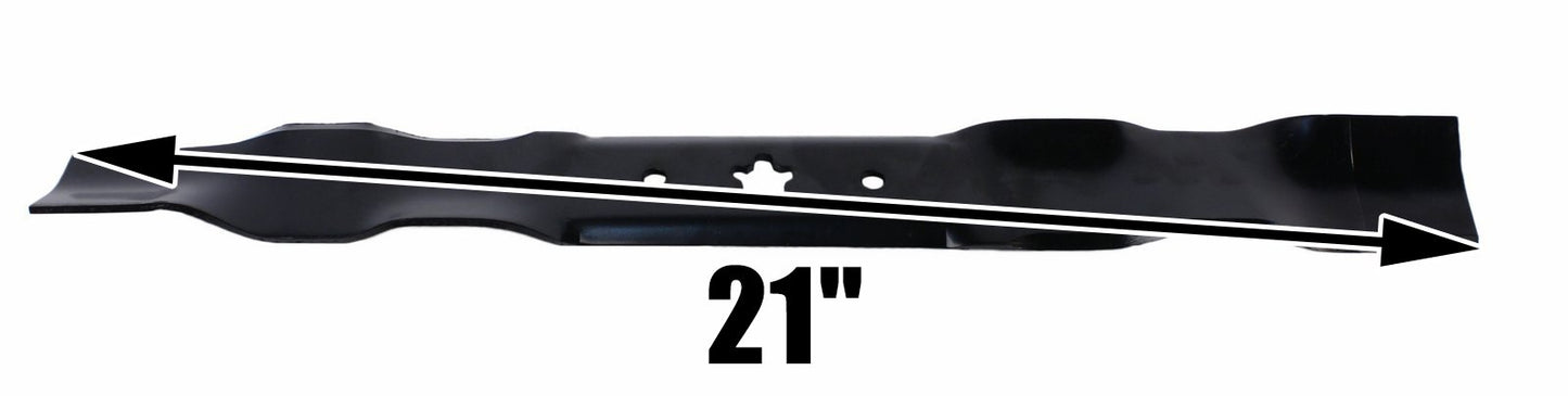 USA Mower Blades (4) Mulching for AYP 917532422719, 532422719, 42" Decks