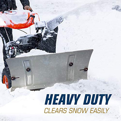 Slush Plow Blade Attachments, Slush and Snow Blower Plow, Slush and Snow Plow Pushers in 30 inches, 34 inches, 38 inches, 48 inches