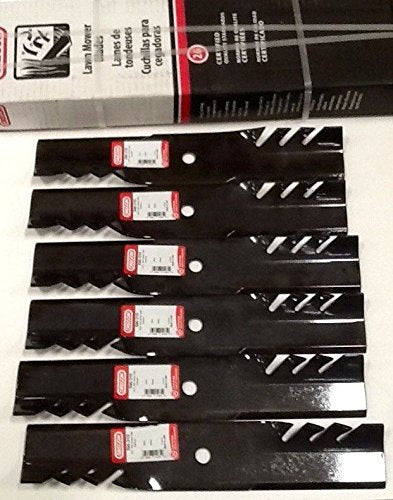 596-329 6 Pack Oregon G5 Gator Blades 52" Grasshopper, Bushhog Mowers