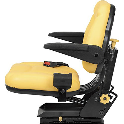 A & I Products Big Boy Suspension Tractor Seat - Yellow, Model Number BBS108YL