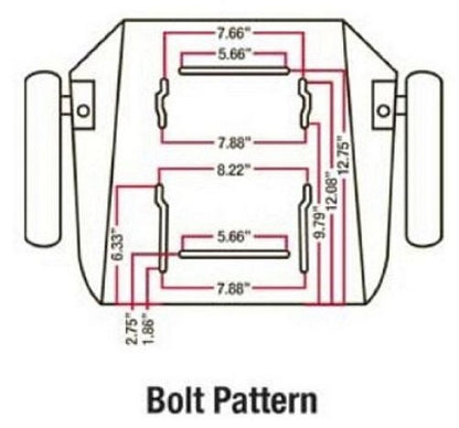 A & I Products Complete Seat, w/ Flip-Up Arms, BLK VINYL Replacement for Case-IH Part Number CS140-1V