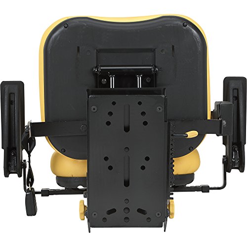 A & I Products Big Boy Suspension Tractor Seat - Yellow, Model Number BBS108YL