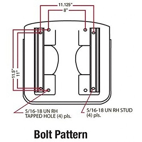 A&I Products SEAT STANDARD W/ TRACKS PART NO: A-6669135