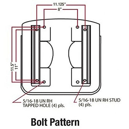 A&I Products SEAT STANDARD W/ TRACKS PART NO: A-6669135