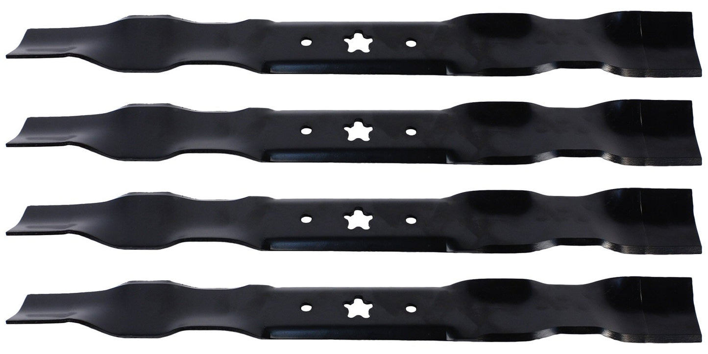 USA Mower Blades (4) Mulching for AYP 917532422719, 532422719, 42" Decks