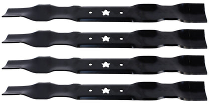 USA Mower Blades (4) Mulching for AYP 917532422719, 532422719, 42" Decks