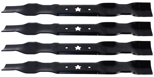 USA Mower Blades (4) Mulching for AYP 917532422719, 532422719, 42" Decks