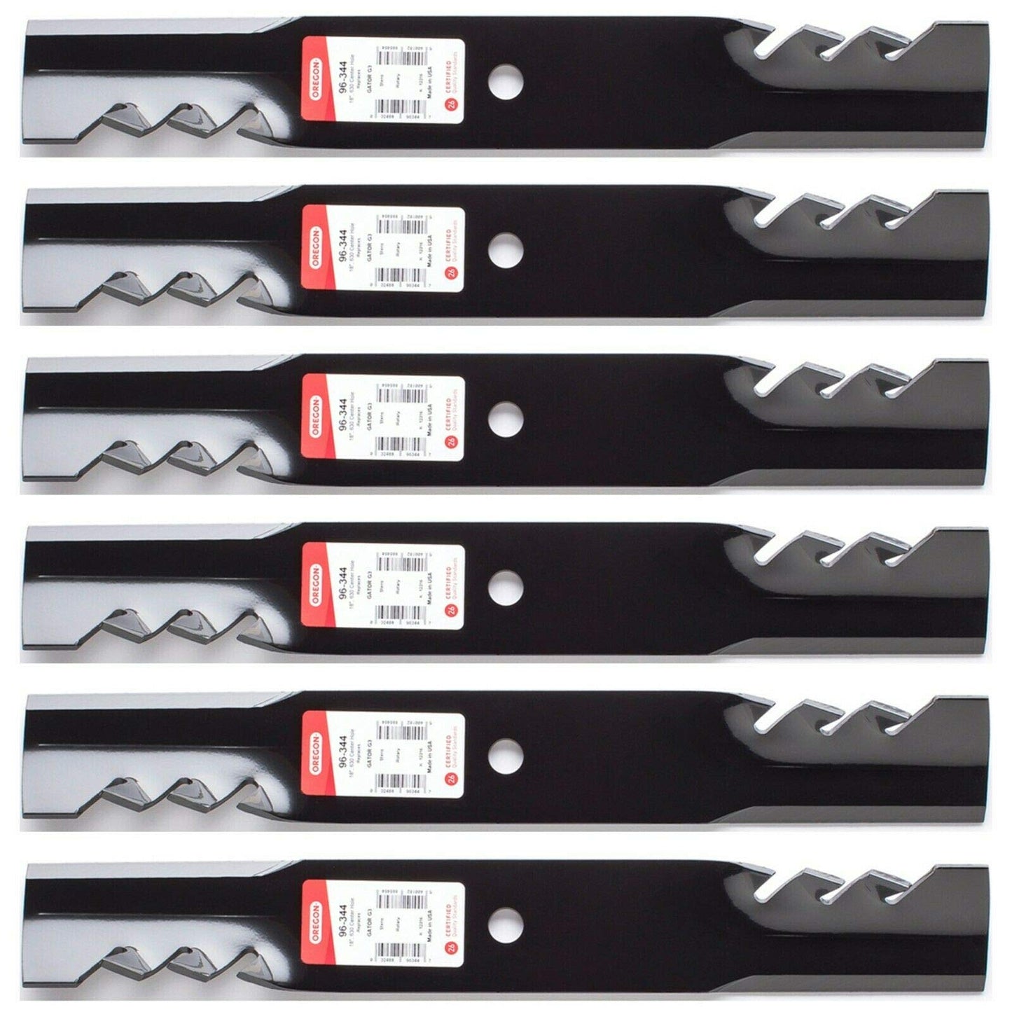 Oregon 96-344 Gator G3 Blades for 52" Exmark 303495 303527 103-6580 Scag 48108 482961 L