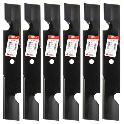 6PK Oregon 91-180 Replacement Blades for 48" Exmark 103-6401, 103-6581, 109-6389