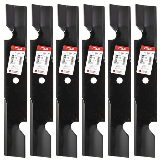 6PK Oregon 91-180 Replacement Blades for 48" Exmark 103-6401, 103-6581, 109-6389